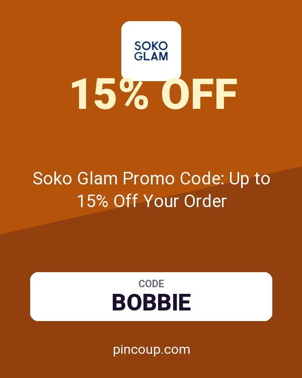 Soko Glam Promo Code: Up to 15% Off Your Order