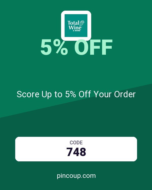 Total Wine coupon: Score Up to 5% Off Your Order