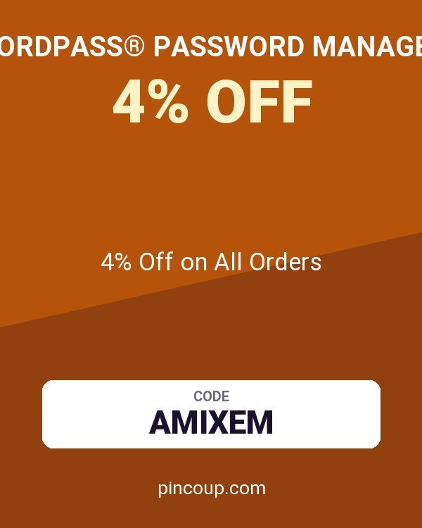 NordPass® Password Manager coupon: 4% Off on All Orders