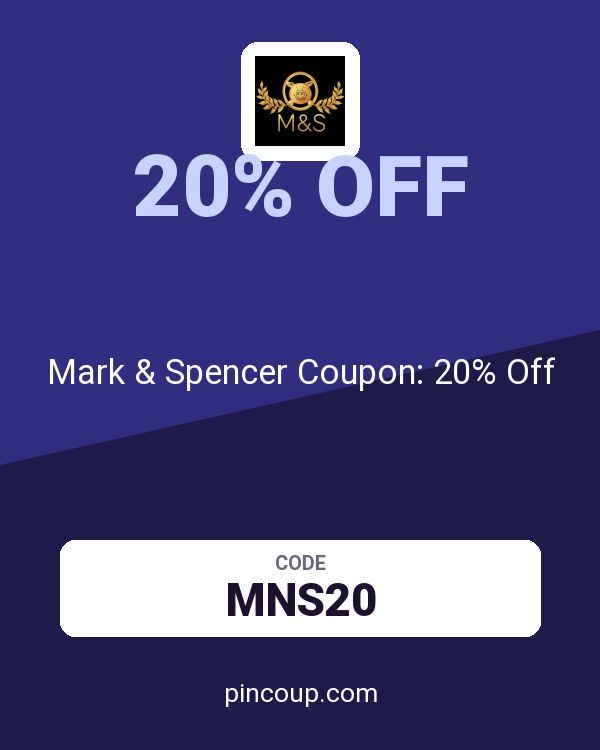 Marks and Spencer Ireland: Mark & Spencer Coupon: 20% Off