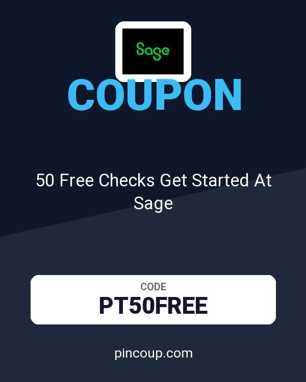 50 Free Checks Get Started At Sage