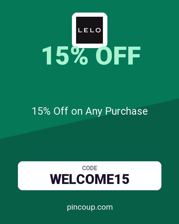 LELO coupon: 15% Off on Any Purchase