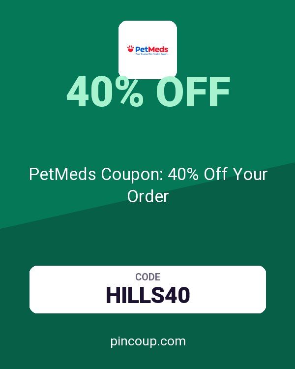 1800PetMeds: PetMeds Coupon: 40% Off Your Order