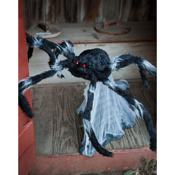 21 In LED Black Jumping Spider Animatronic - Spirit Halloween at SpiritHalloween.com