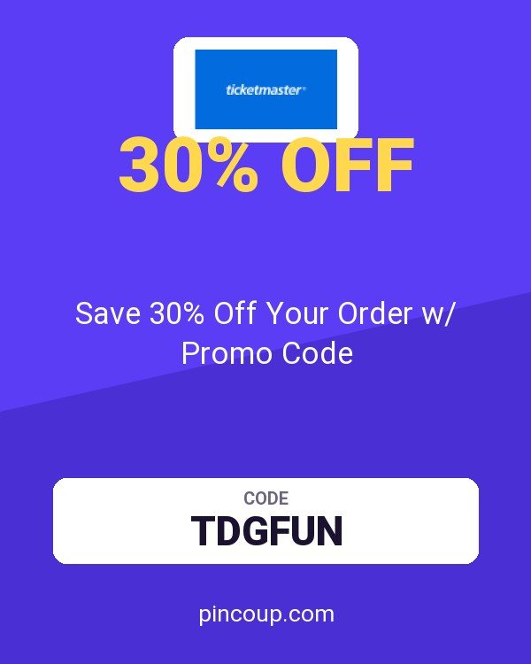 Ticketmaster coupon: Save 30% Off Your Order w/ Promo Code