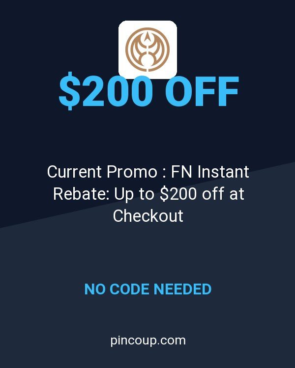 Guns.com coupon: Current Promo : FN Instant Rebate: Up to $200 off at Checkout
