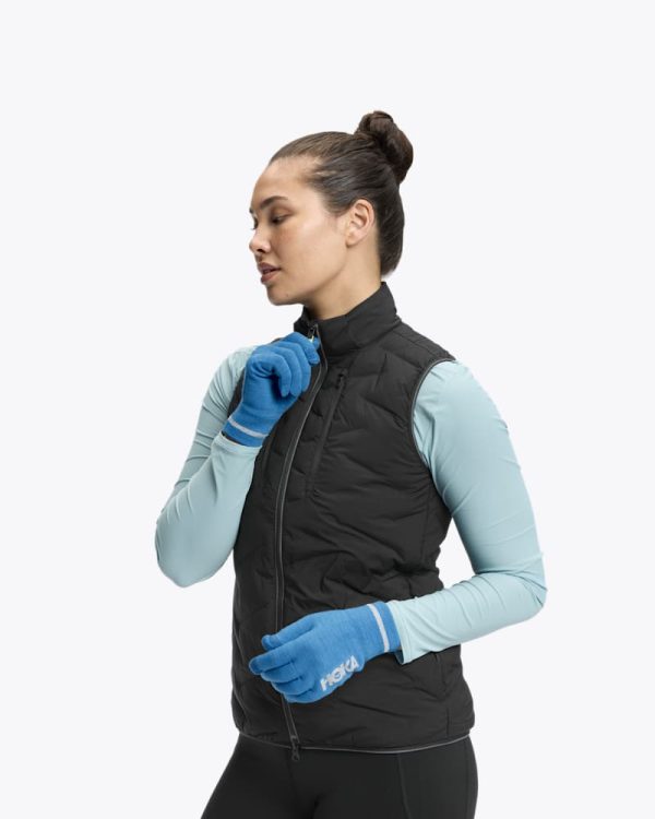 HOKA Knit Gloves in Hoka Blue, Size S/M at Hoka One