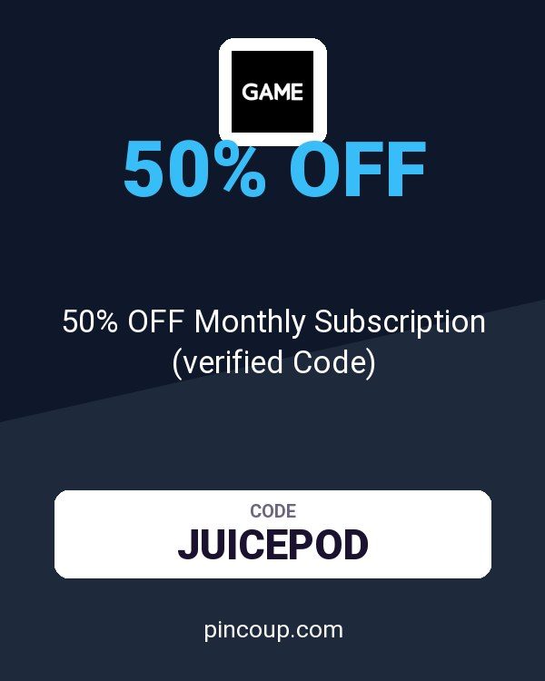 GAME coupon: 50% OFF Monthly Subscription (verified Code)