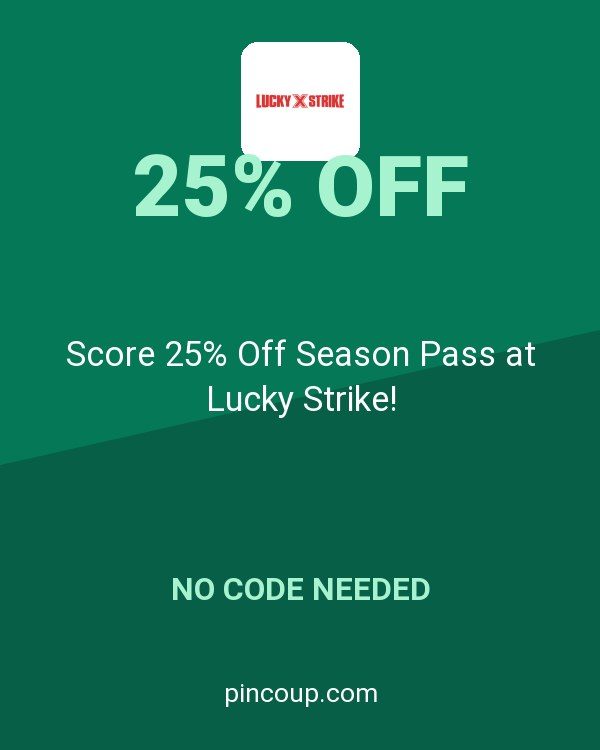 Score 25% Off Season Pass at Lucky Strike!