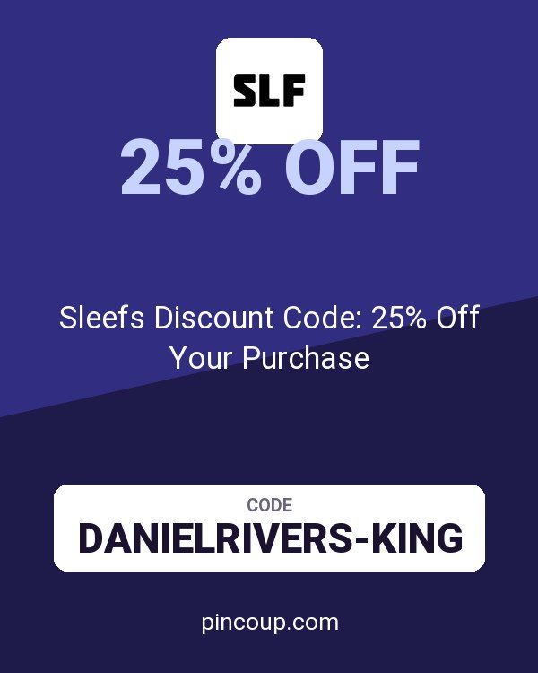 Sleefs Discount Code: 25% Off Your Purchase