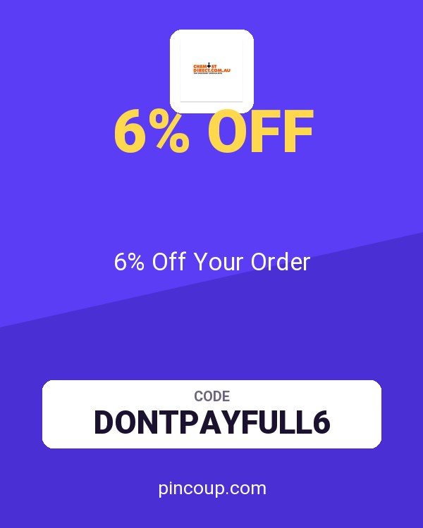 Chemist Direct AU coupon: 6% Off Your Order