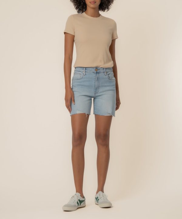 Jenny High Rise Short in Openness Wash at Kut from the Kloth