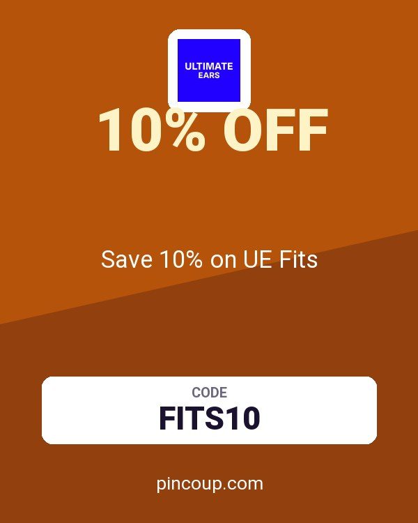 Ultimate Ears - US & coupon: Save 10% on UE Fits