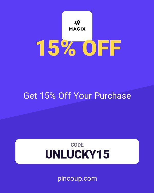 MAGIX & VEGAS Creative Software IT coupon: Get 15% Off Your Purchase