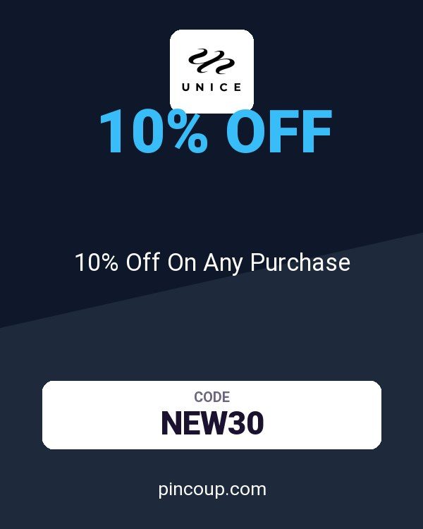 UNice coupon: 10% Off On Any Purchase