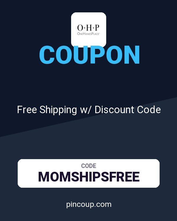 OneHanesPlace.com coupon: Free Shipping w/ Discount Code