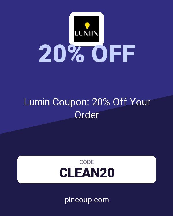Lumin Coupon: 20% Off Your Order