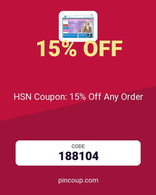 HSN, Inc.: HSN Coupon: 15% Off Any Order