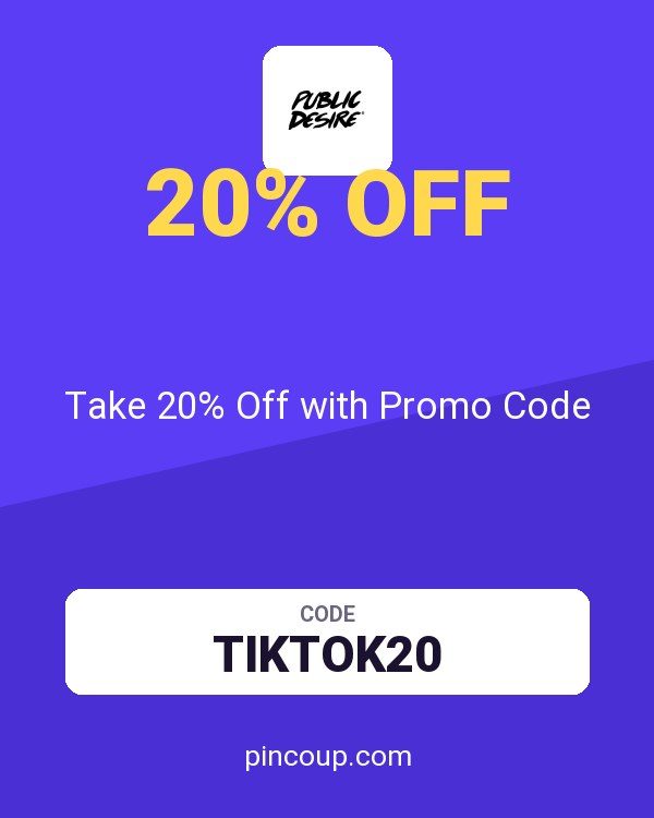 Public Desire coupon: Take 20% Off with Promo Code