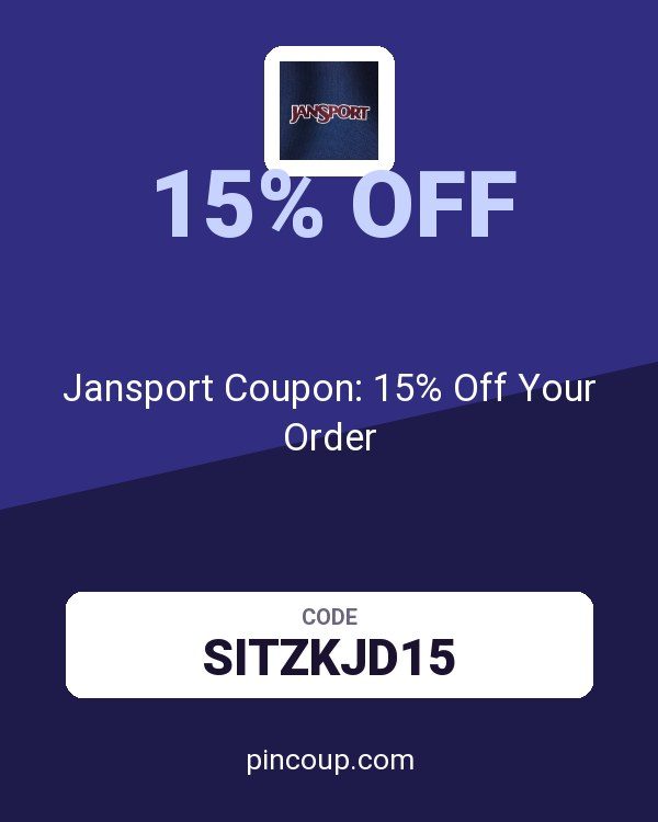 Jansport Coupon: 15% Off Your Order