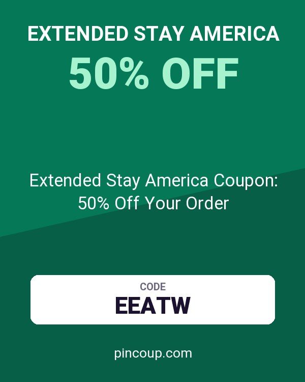 Extended Stay America Coupon: 50% Off Your Order