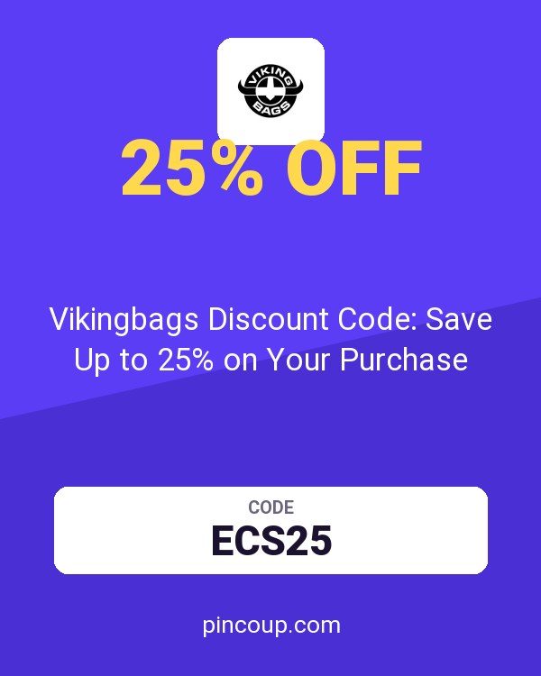 Vikingbags Discount Code: Save Up to 25% on Your Purchase