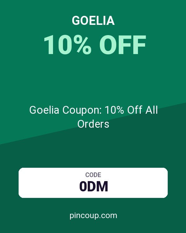 Goelia Coupon: 10% Off All Orders
