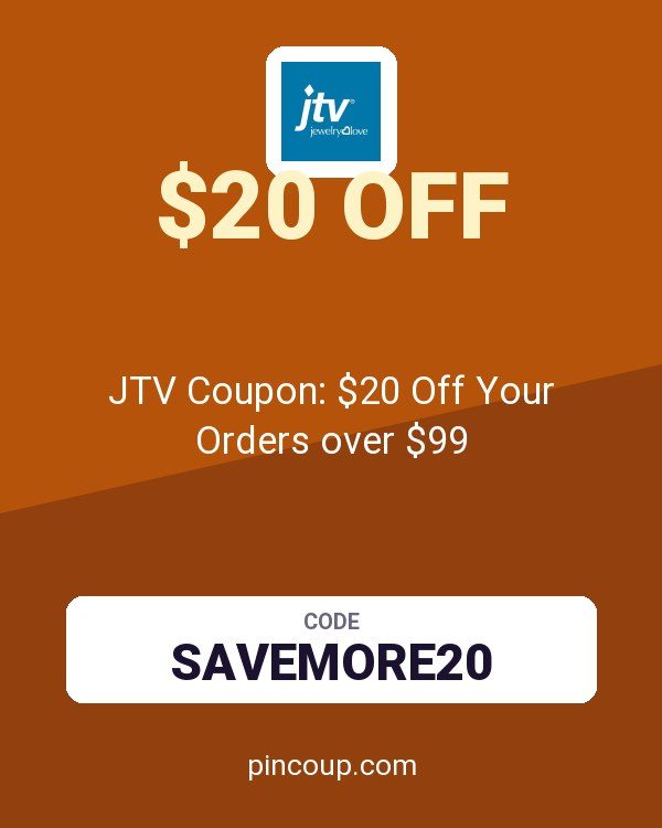 JTV Jewelry: JTV Coupon: $20 Off Your Orders over $99