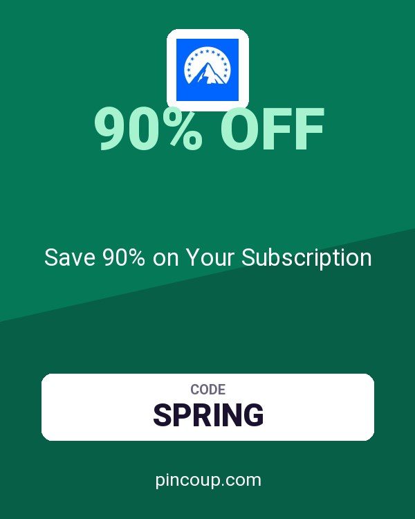 Paramount coupon: Save 90% on Your Subscription