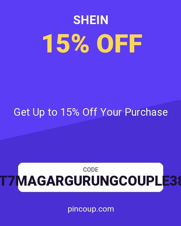 SHEIN coupon: Get Up to 15% Off Your Purchase