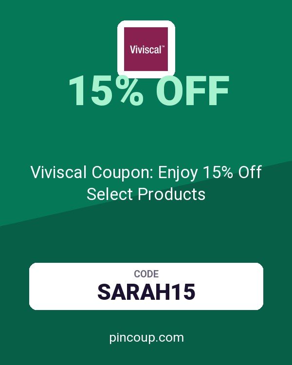 Viviscal Coupon: Enjoy 15% Off Select Products