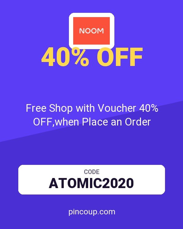 Noom coupon: Free Shop with Voucher 40% OFF,when Place an Order