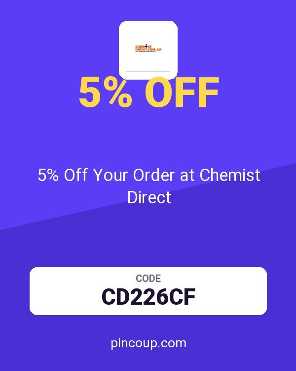 Chemist Direct AU coupon: 5% Off Your Order at Chemist Direct