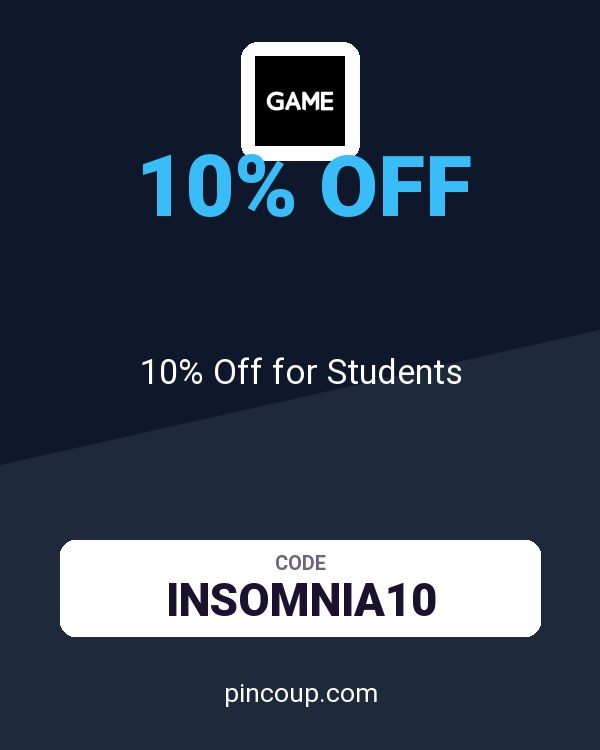 GAME coupon: 10% Off for Students
