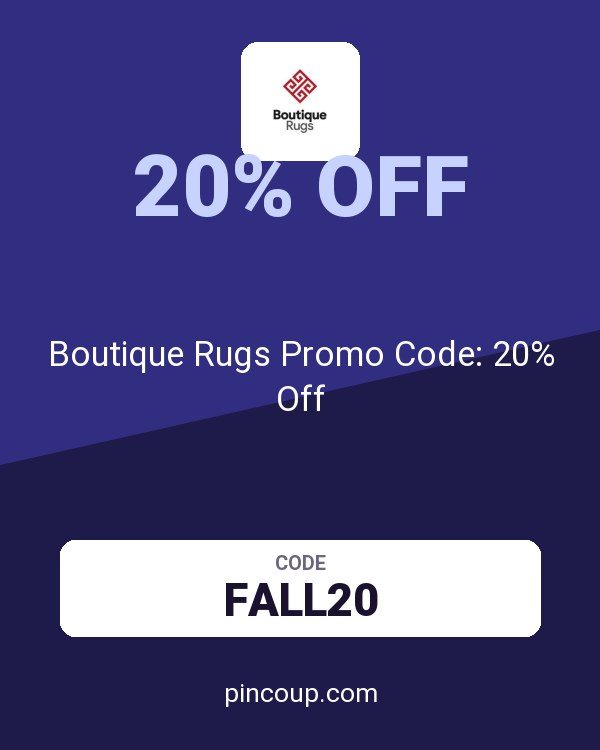 Boutique Rugs Promo Code: 20% Off
