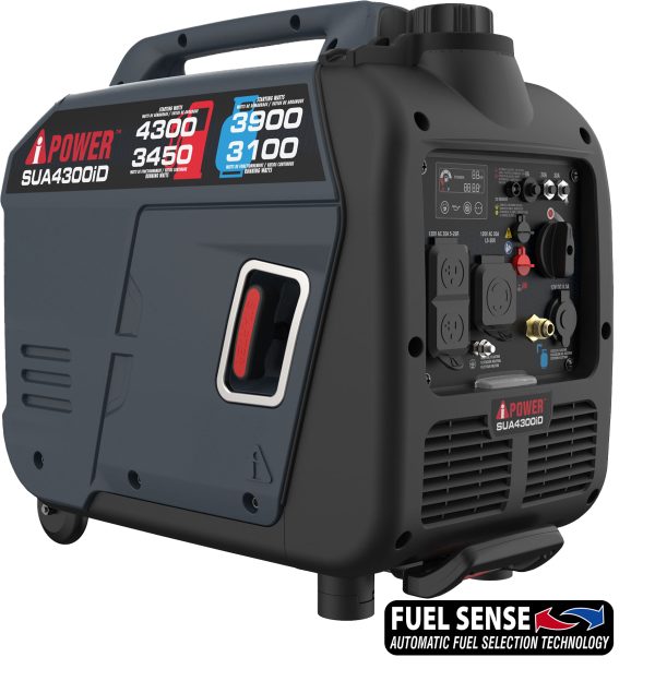 4300W Dual Fuel Inverter Generator With CO Alert & Llluminated SUA4300iD at AiPower