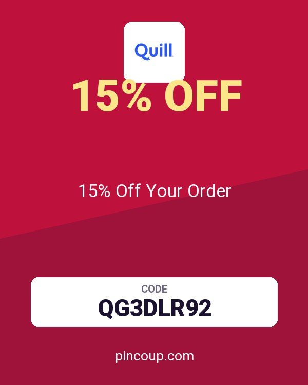 Quill coupon: 15% Off Your Order