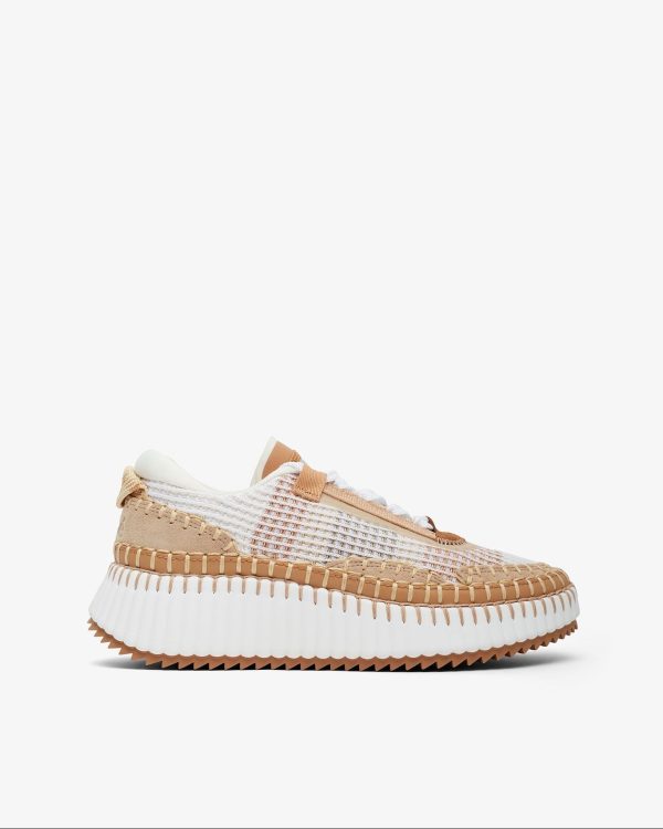 Nama light brown sneakers at Savannah's
