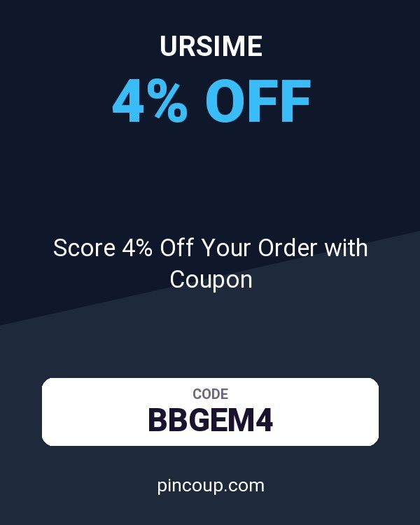 Ursime: Score 4% Off Your Order with Coupon