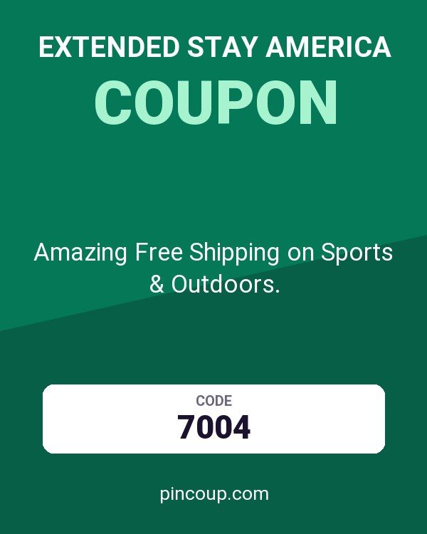 Extended Stay America coupon: Amazing Free Shipping on Sports & Outdoors.