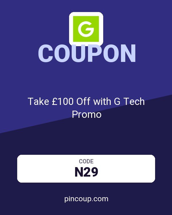 Gtech.co.uk coupon: Take £100 Off with G Tech Promo