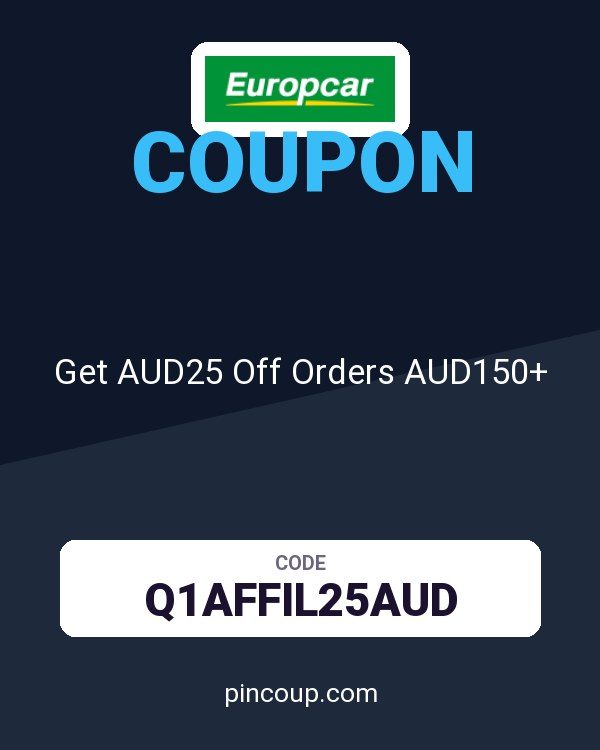 Europcar_AU NZ coupon: Get AUD25 Off Orders AUD150+