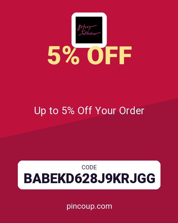 Betsey Johnson coupon: Up to 5% Off Your Order