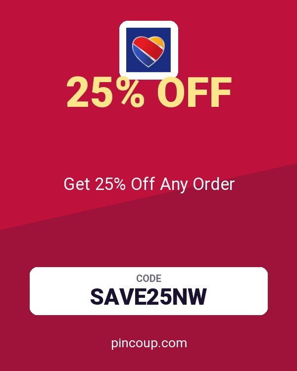 Southwest Airlines Rapid Rewards - Points.com coupon: Get 25% Off Any Order