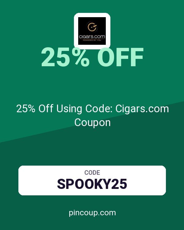 25% Off Using Code: Cigars.com Coupon