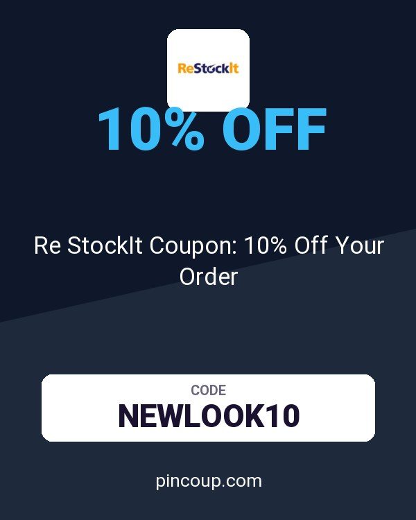 ReStockIt.com: Re StockIt Coupon: 10% Off Your Order