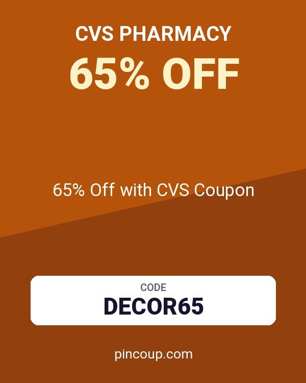 CVS Pharmacy: 65% Off with CVS Coupon