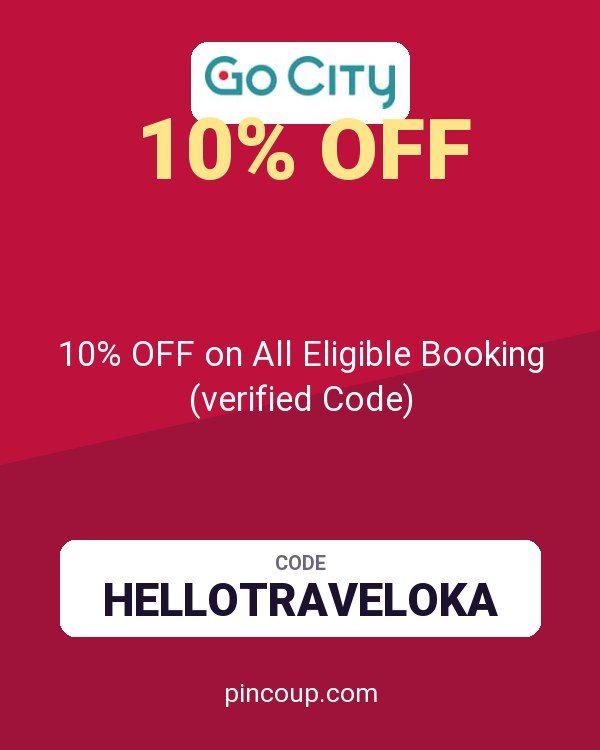 Go City® coupon: 10% OFF on All Eligible Booking (verified Code)
