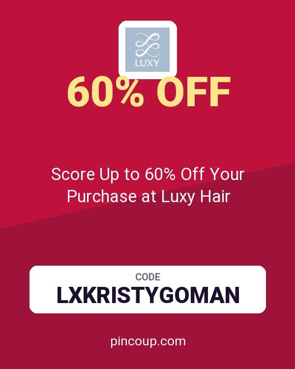 Score Up to 60% Off Your Purchase at Luxy Hair
