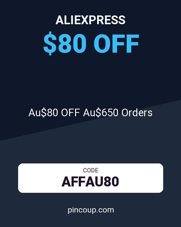AliExpress coupon: Au$80 OFF Au$650 Orders